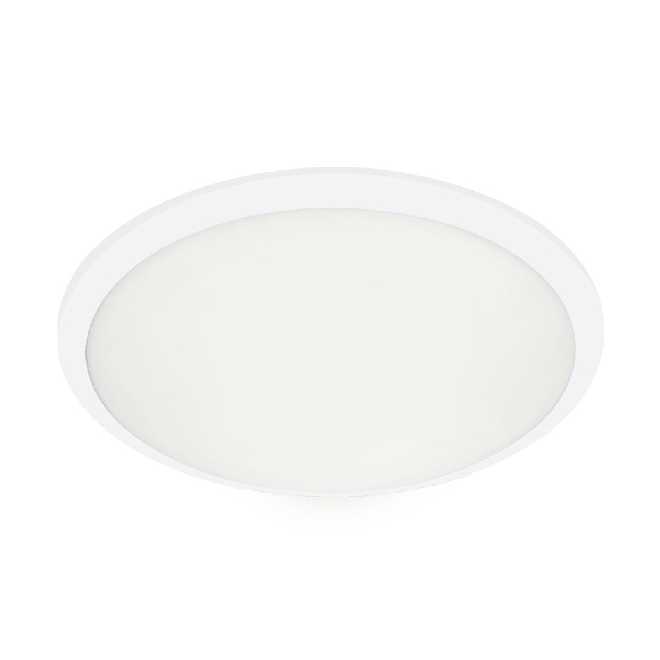 Malta 15-in White LED Flush Mount