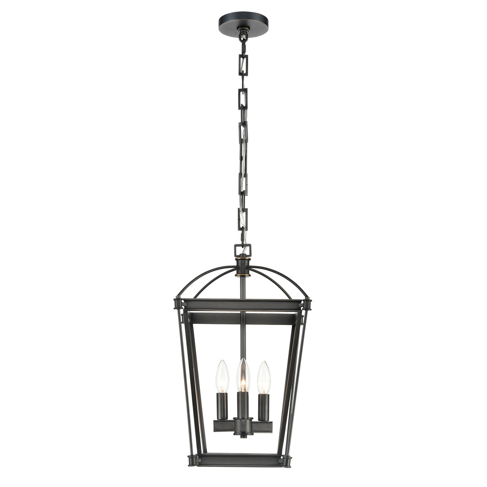 Manor Urban Bronze 4 Lights Pendant