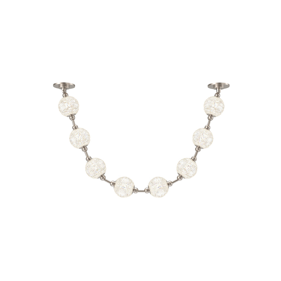 Marni 5-ft Polished Nickel LED Pendant