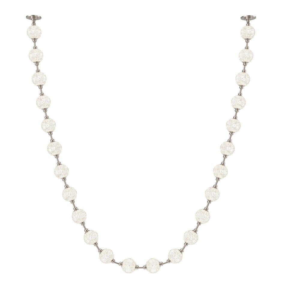 Marni 14-ft Polished Nickel LED Pendant