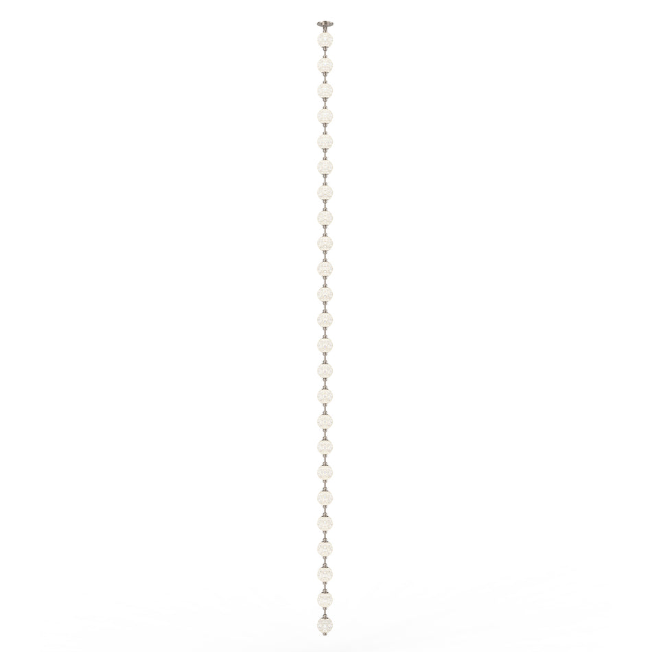 Marni 14-ft Polished Nickel LED Pendant