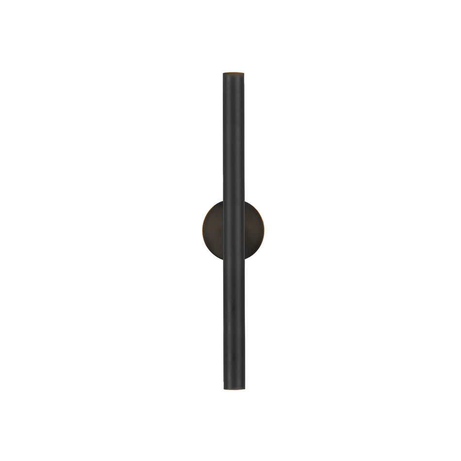 Mason 24-in Urban Bronze LED Wall Sconce by KUZCO