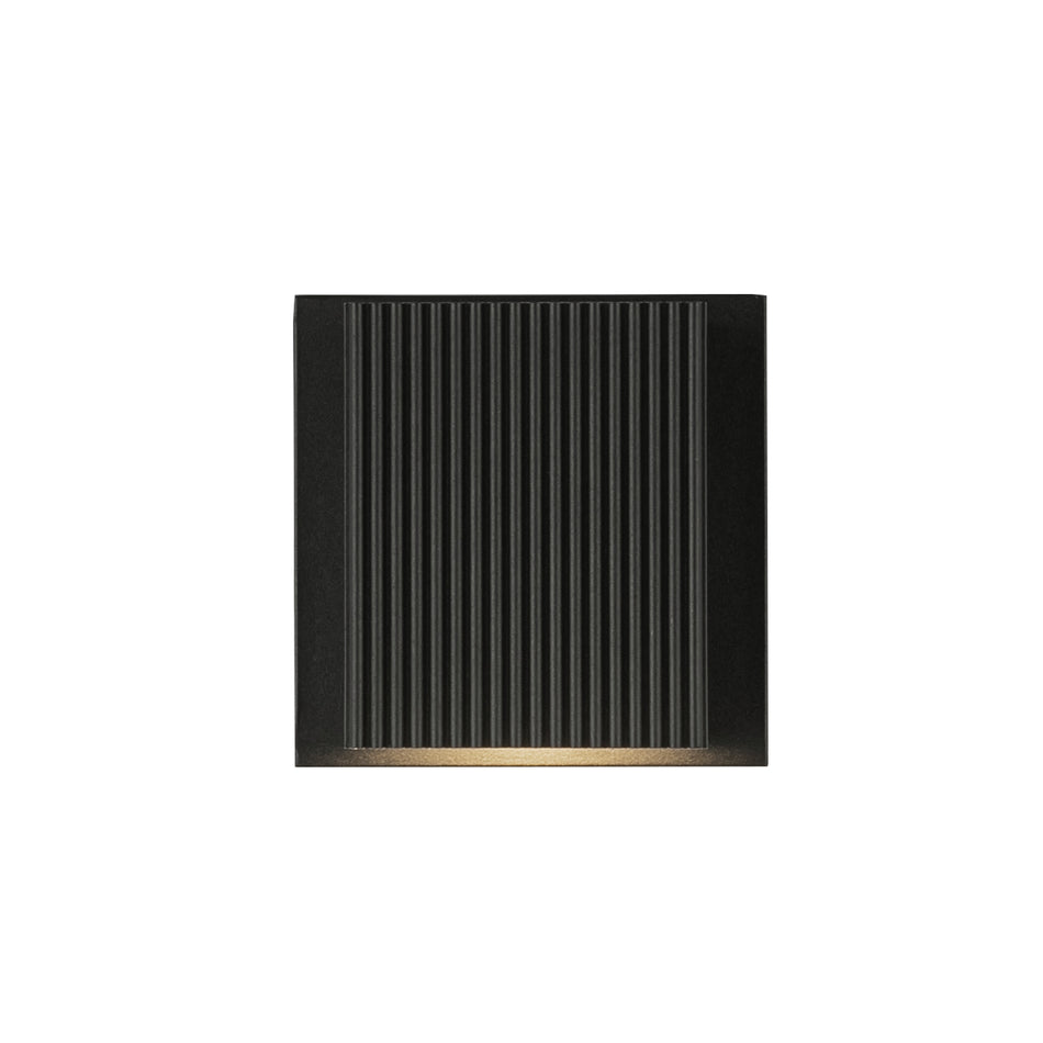 Mavis 4-in Black LED Exterior Wall Sconce by KUZCO