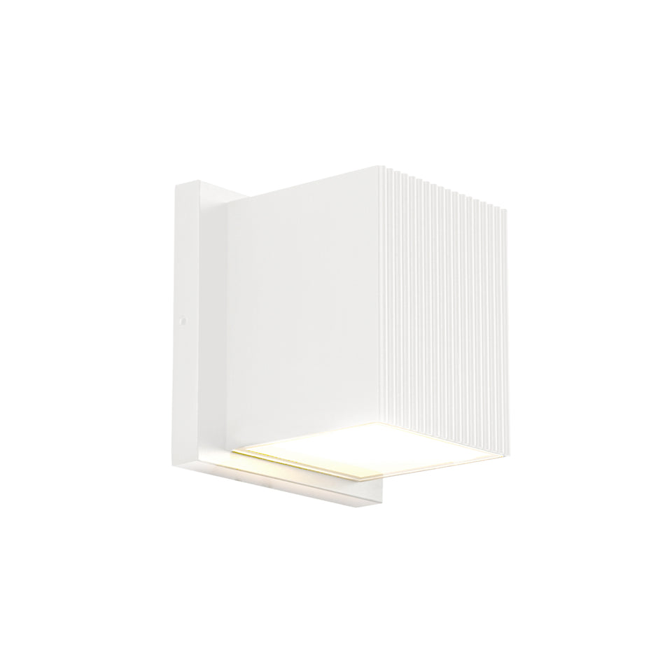 Mavis 4-in White LED Exterior Wall Sconce