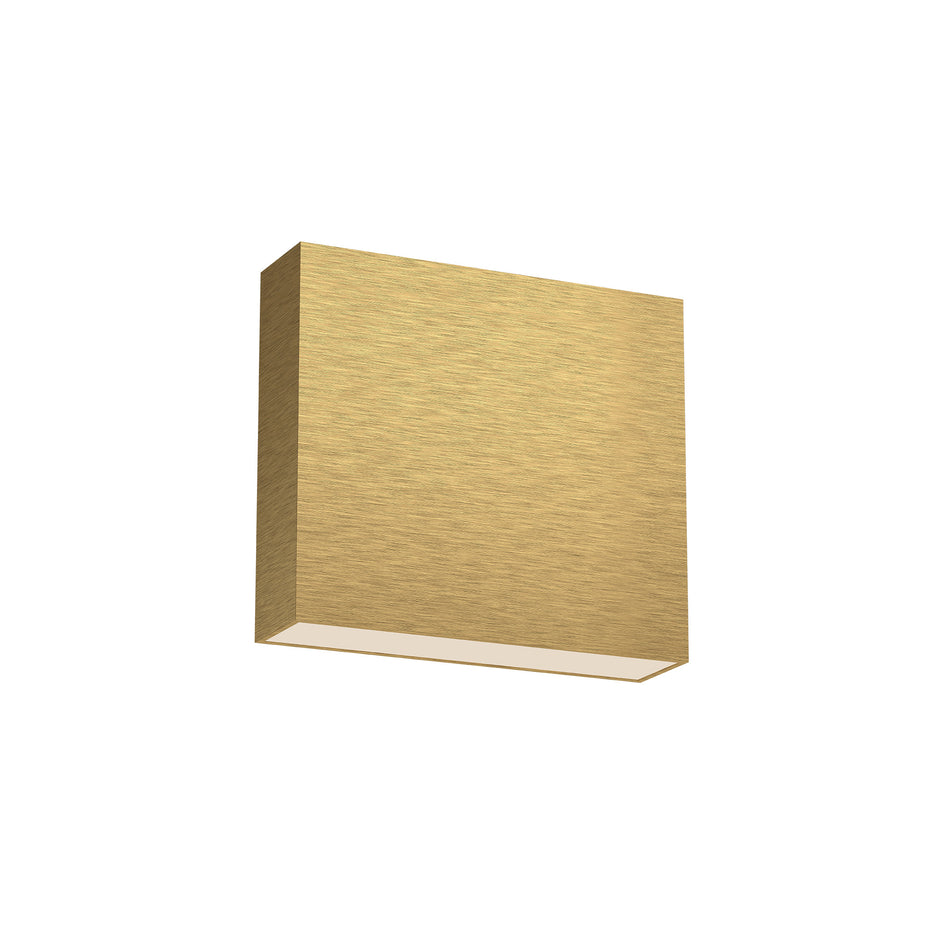Mica 6-in Brushed Gold LED Wall Sconce