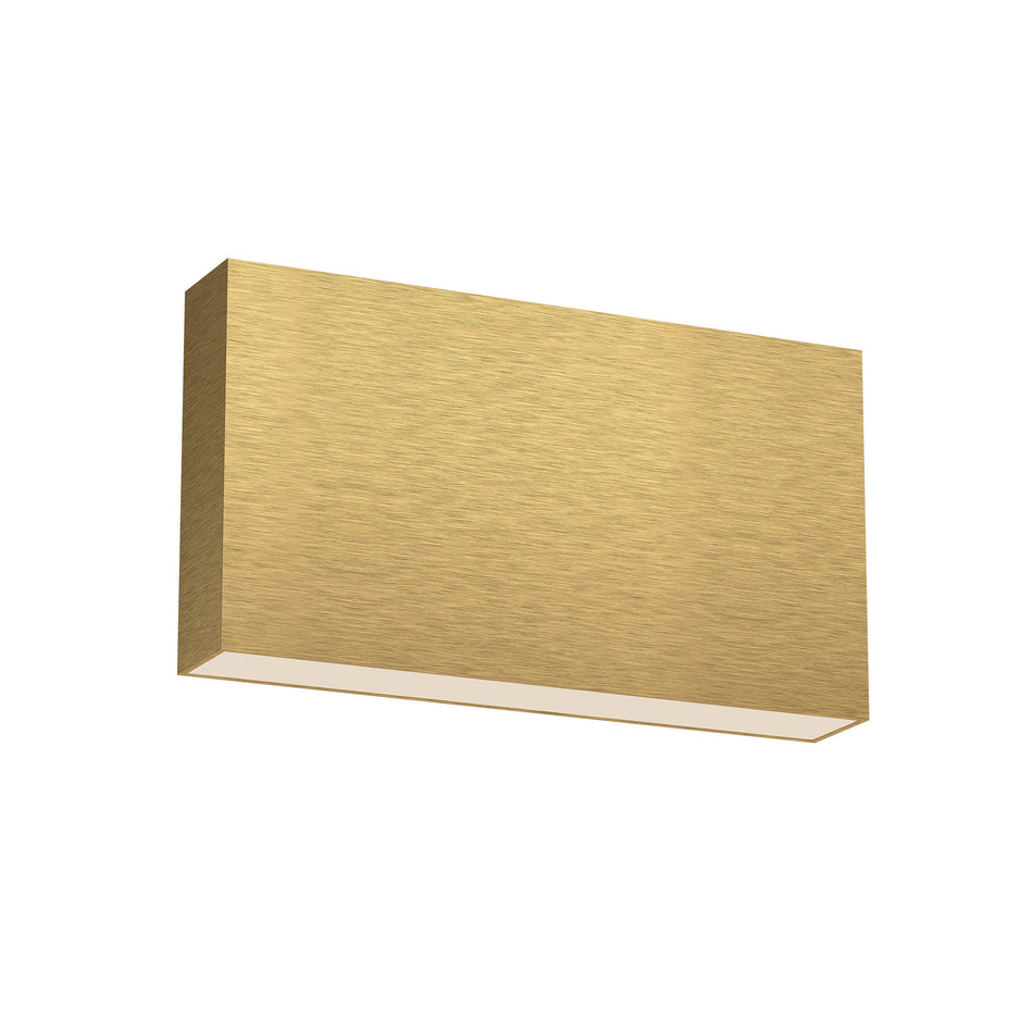 Mica 10-in Brushed Gold LED Wall Sconce