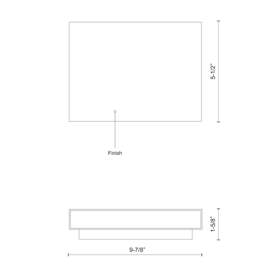 Mica 10-in Brushed Nickel LED All terior Wall by KUZCO