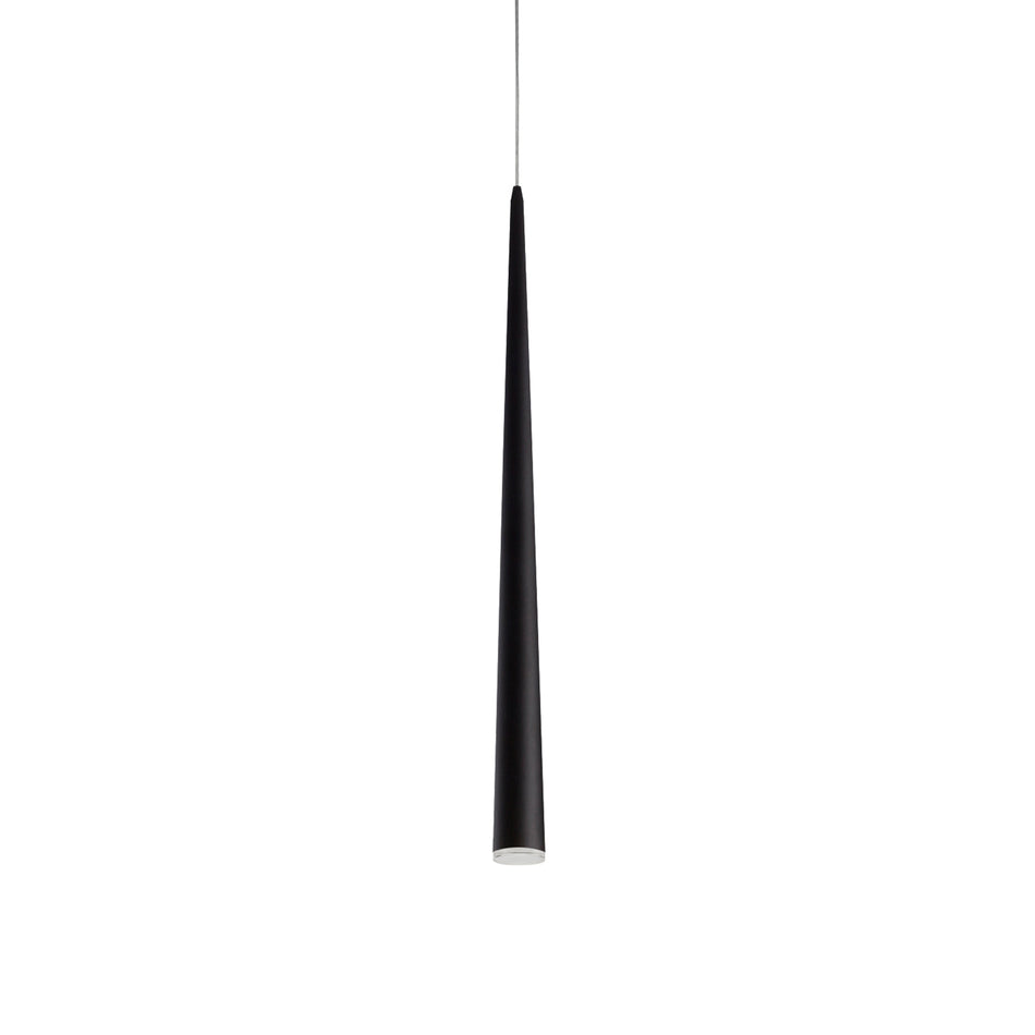 Mina 36-in Black LED Pendant
