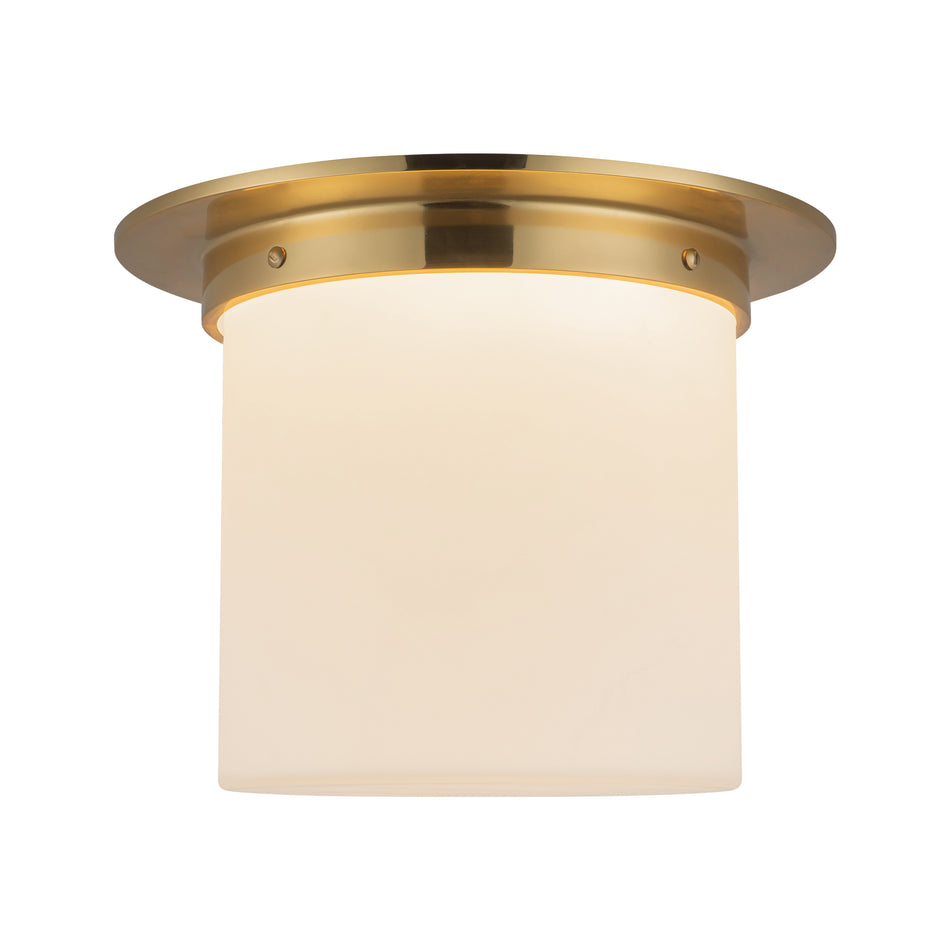 Mineral 11-in Brass Flush Mount
