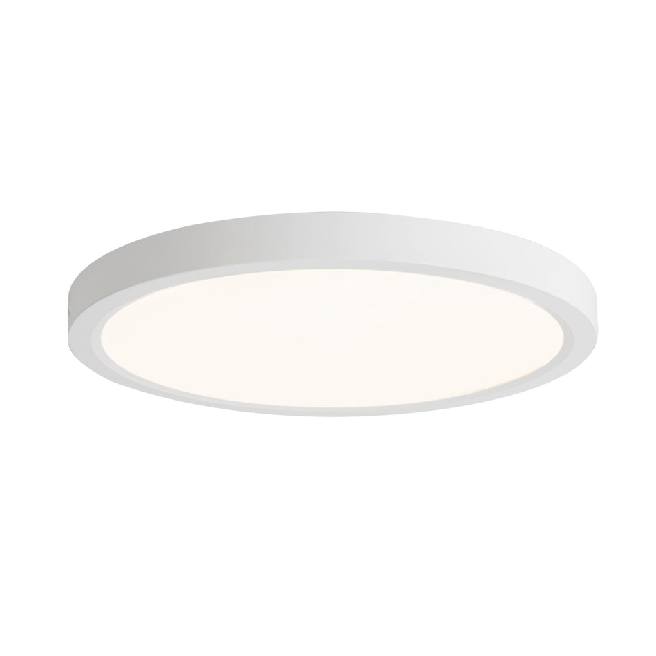 Mio 12-in White LED Flush Mount by KUZCO