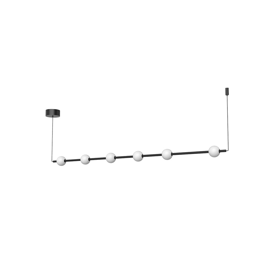 Misaki 60-in Black LED Pendant by KUZCO