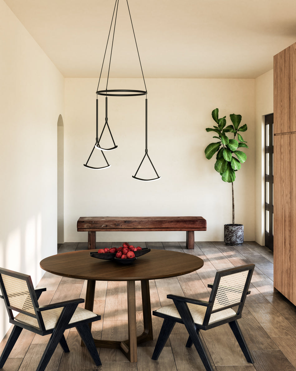 Mobil 27-in Black LED Chandeliers by KUZCO