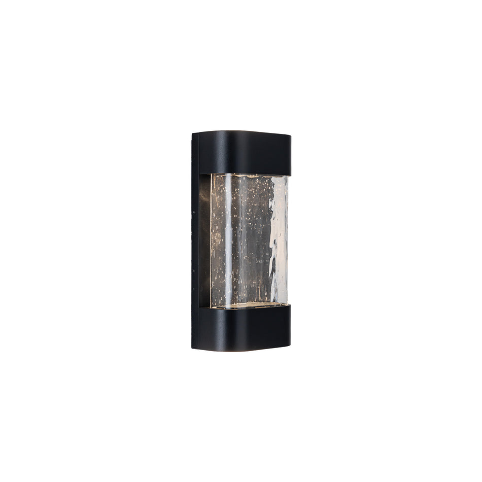Moondew 12-in Black LED Exterior Wall Sconce by KUZCO