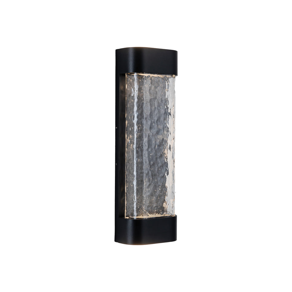 Moondew 18-in Black LED Exterior Wall Sconce by KUZCO