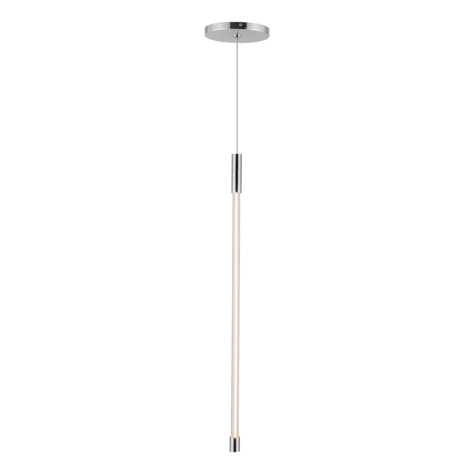 Motif 21-in Chrome LED Pendant