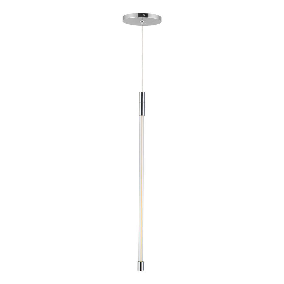 Motif 21-in Chrome LED Pendant