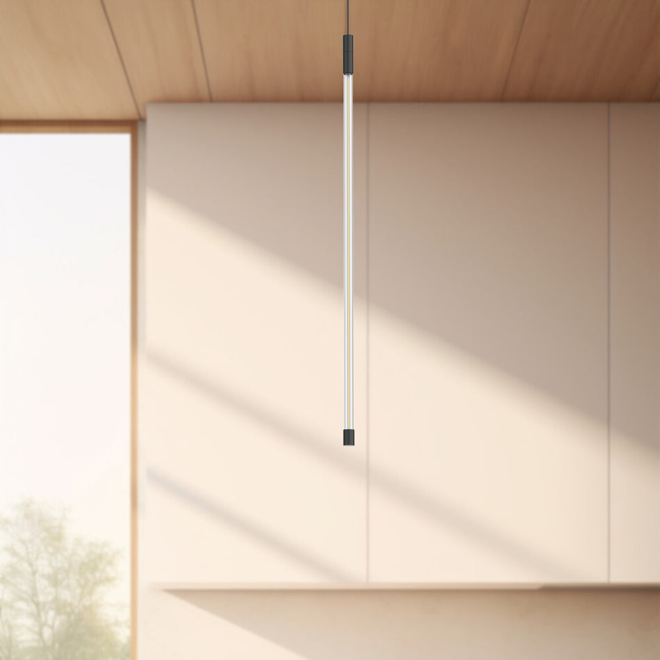 Motif 27-in Black LED Pendant by KUZCO