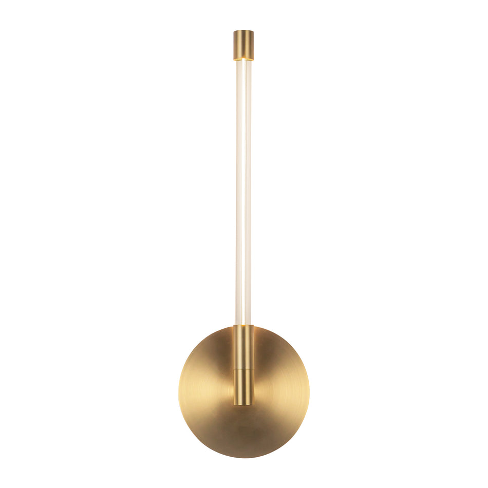 Motif 14-in Brushed Gold LED Wall Sconce