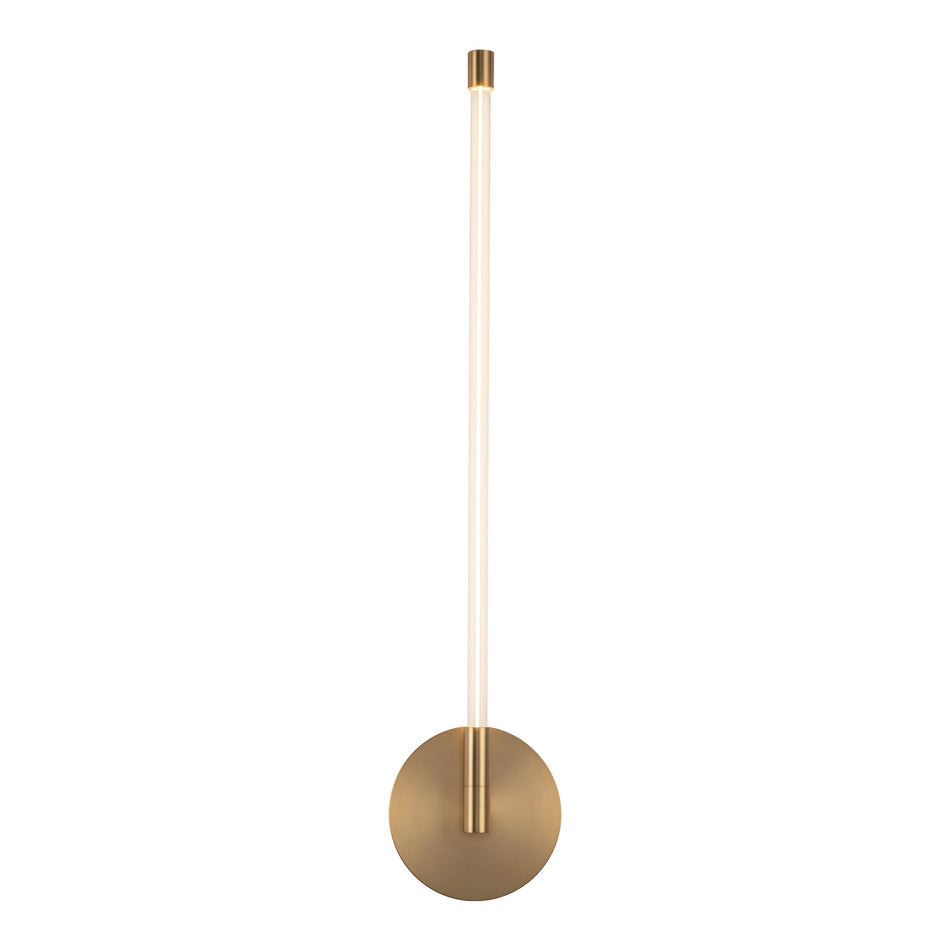 Motif 22-in Brushed Gold LED Wall Sconce