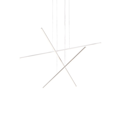 Vega Minor 3 Head White LED Multi Pendant by KUZCO