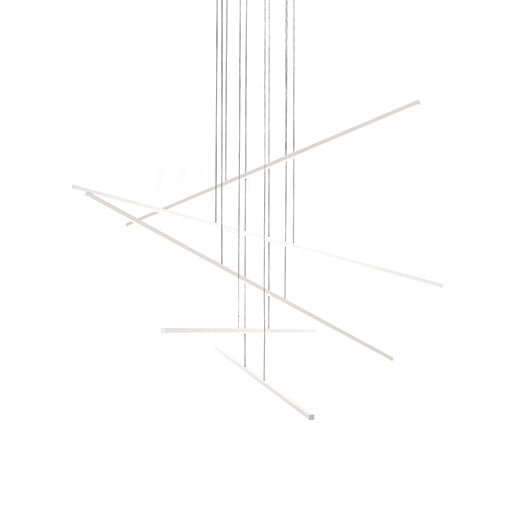 Vega Minor 5 Head White LED Multi Pendant by KUZCO