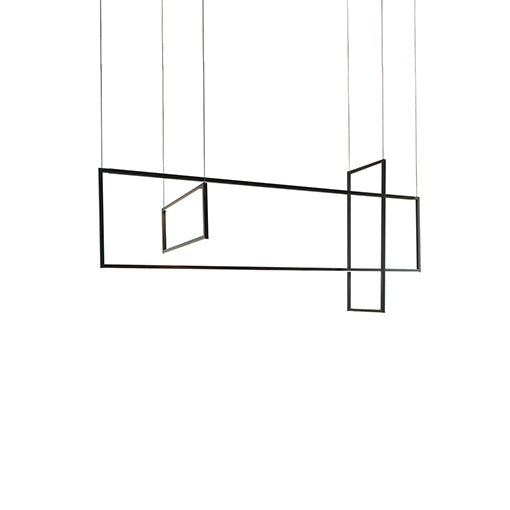 Arkell 56-in Black LED Multi Pendant by KUZCO