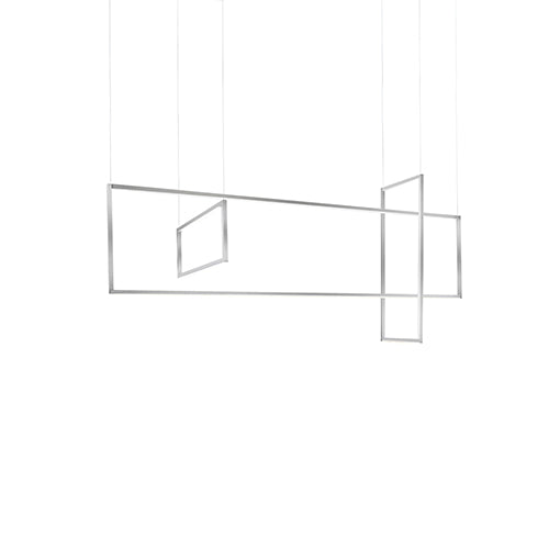 Arkell 56-in Brushed Nickel LED Multi Pendant by KUZCO