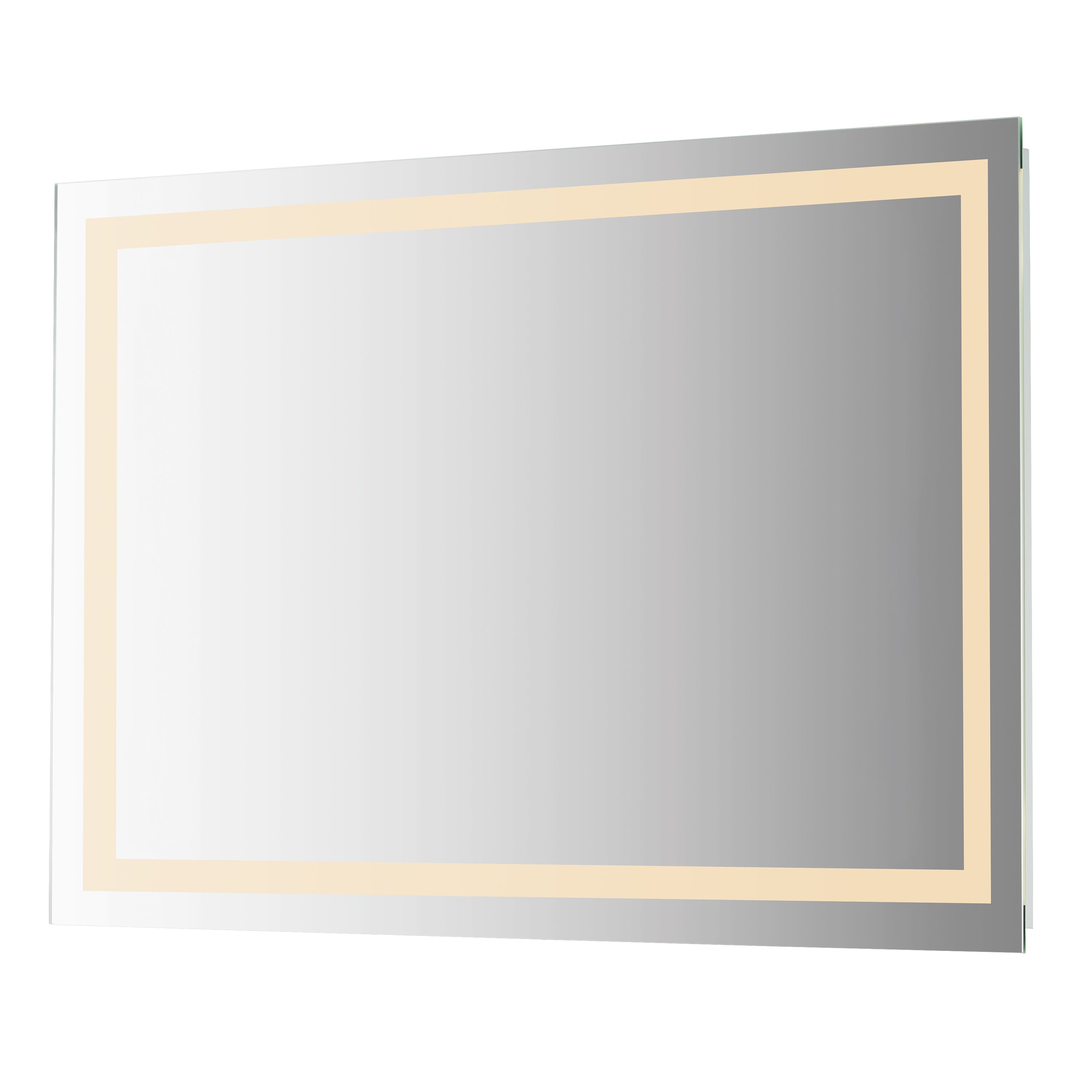 48"Wx30"H 5CCT Perimeter Frontlit LED Mirror