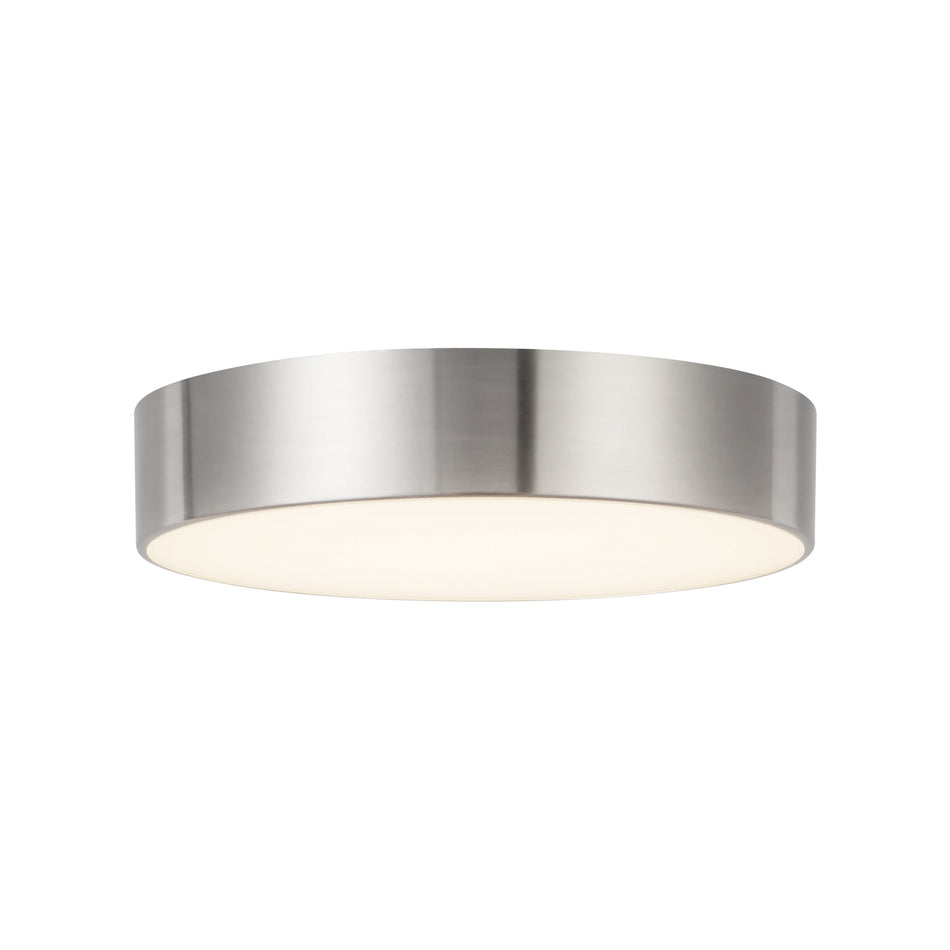 Musa 6-in Silver dimmable LED Flush Mount