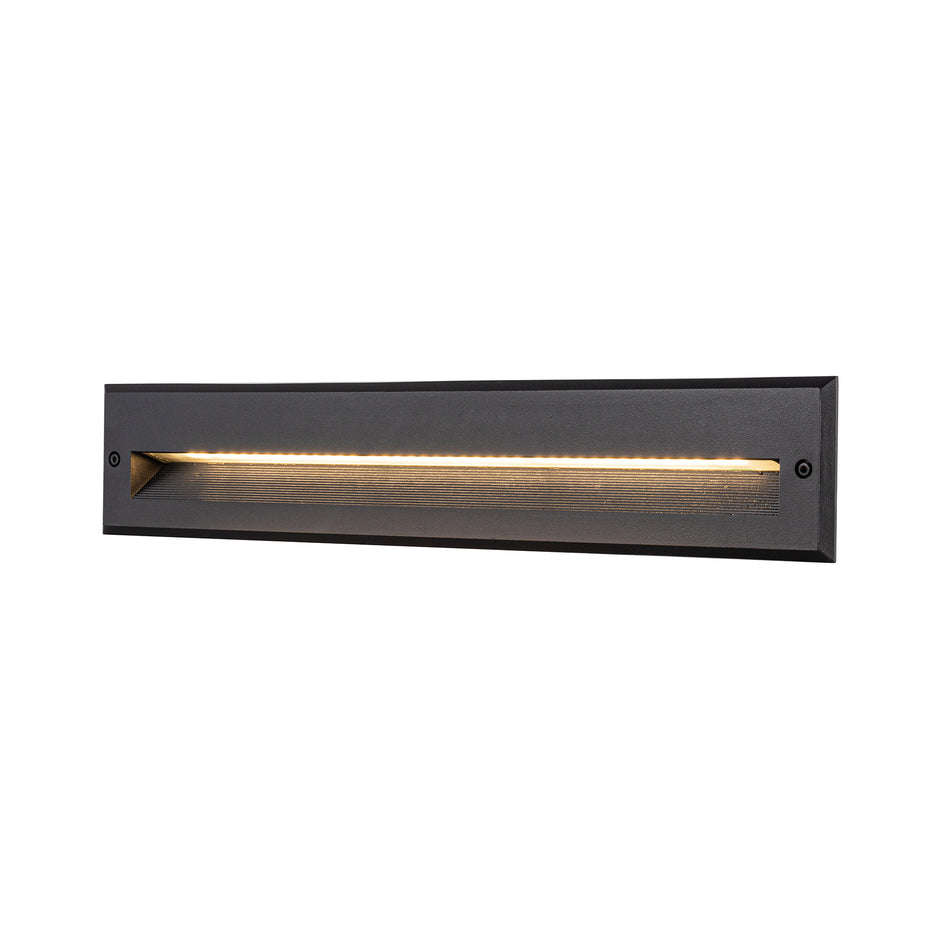 Newport 20-in Black LED Exterior Wall/Step Lights by KUZCO