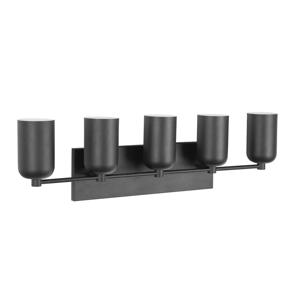 Nola 32-in Black 5 Lights Vanity by KUZCO