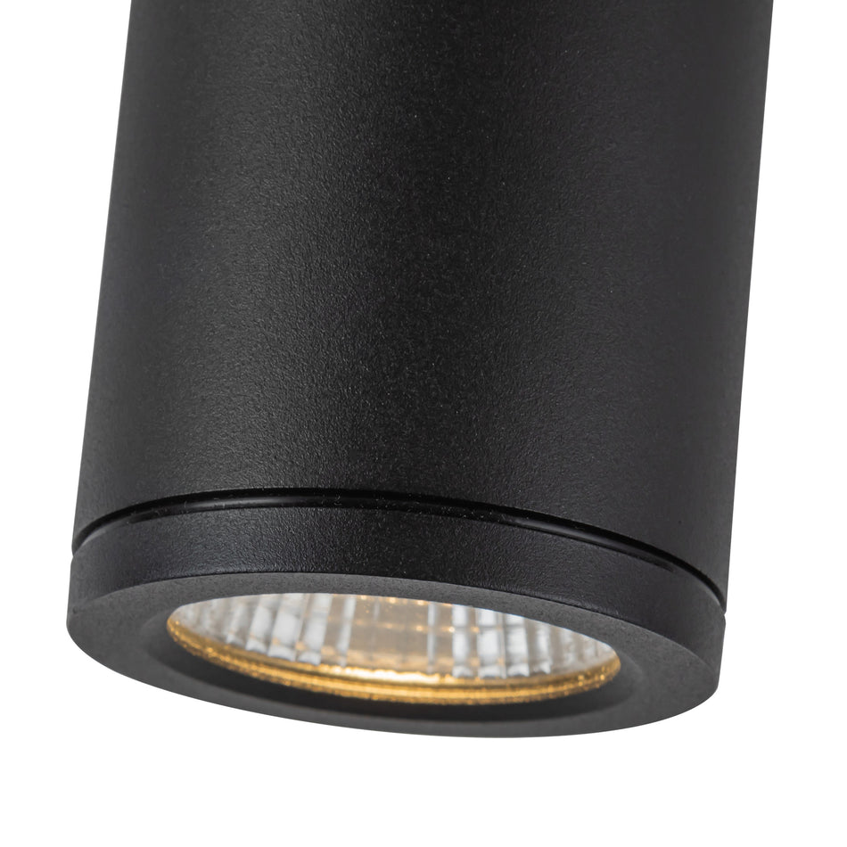 Nordic 6-in (2-in Dia.) Black LED Exterior Ceiling by KUZCO