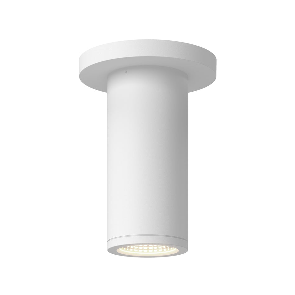 Nordic 6-in (2-in Dia.) White LED Exterior Ceiling
