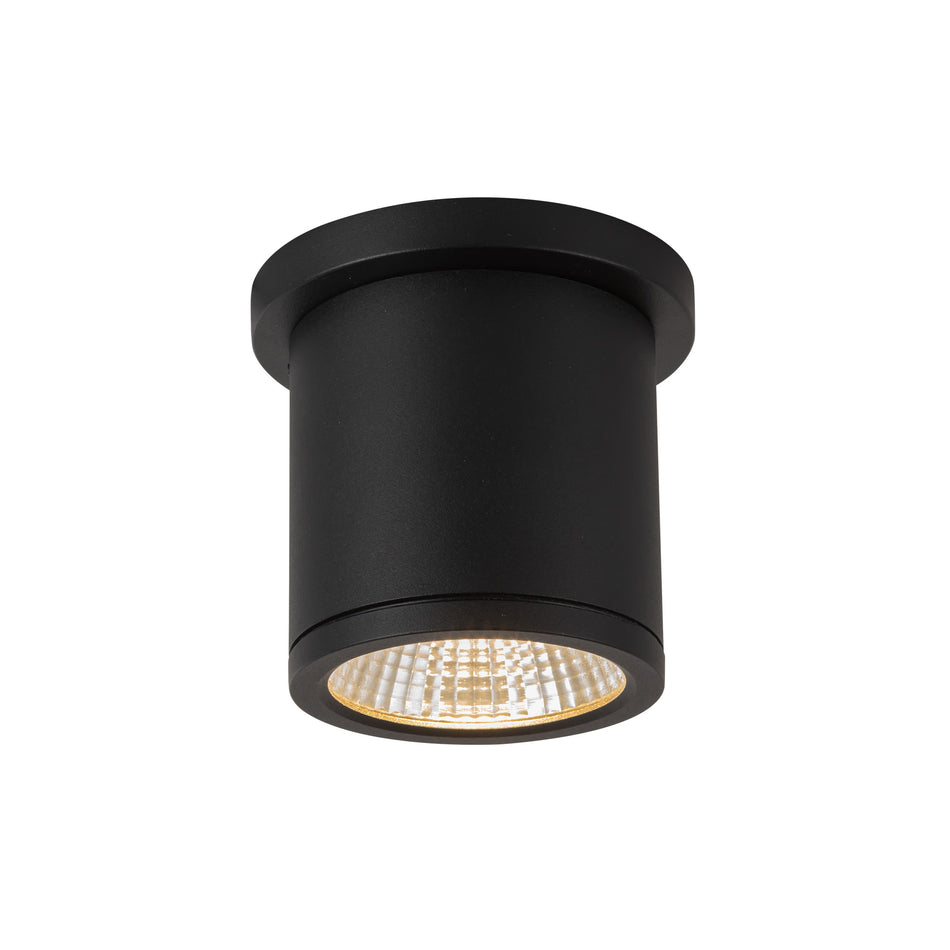 Nordic 4-in (3-in Dia.) Black LED Exterior Ceiling