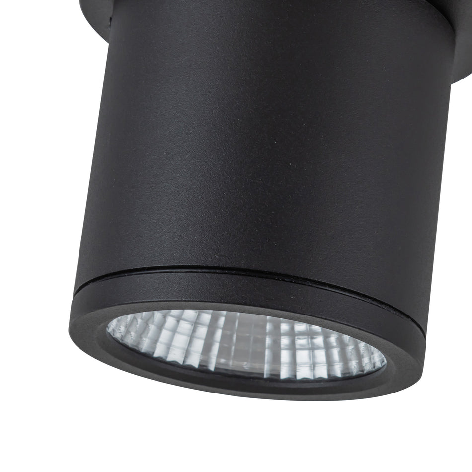 Nordic 4-in (3-in Dia.) Black LED Exterior Ceiling by KUZCO