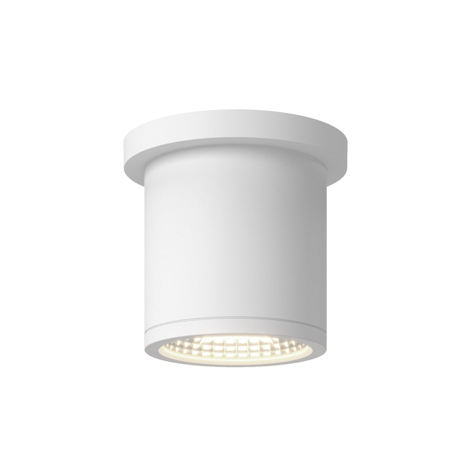 Nordic 4-in (3-in Dia.) White LED Exterior Ceiling