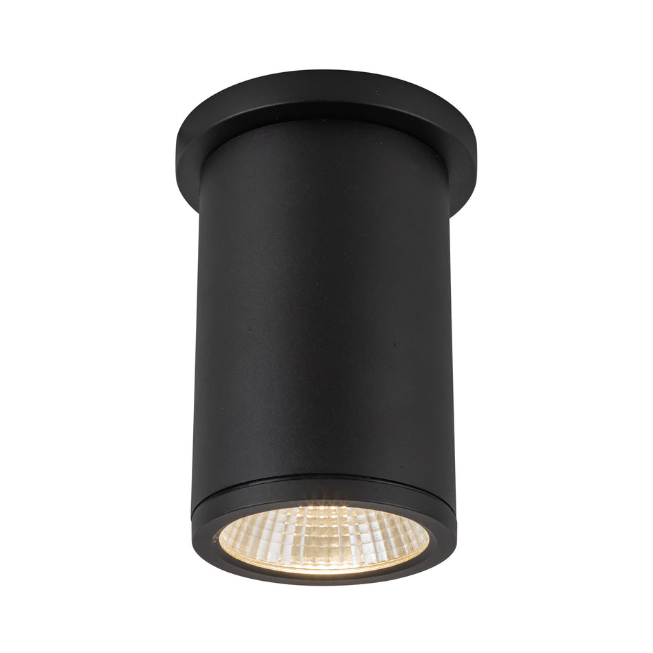 Nordic 6-in (3-in Dia.) Black LED Exterior Ceiling