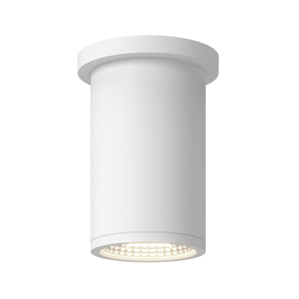 Nordic 6-in (3-in Dia.) White LED Exterior Ceiling