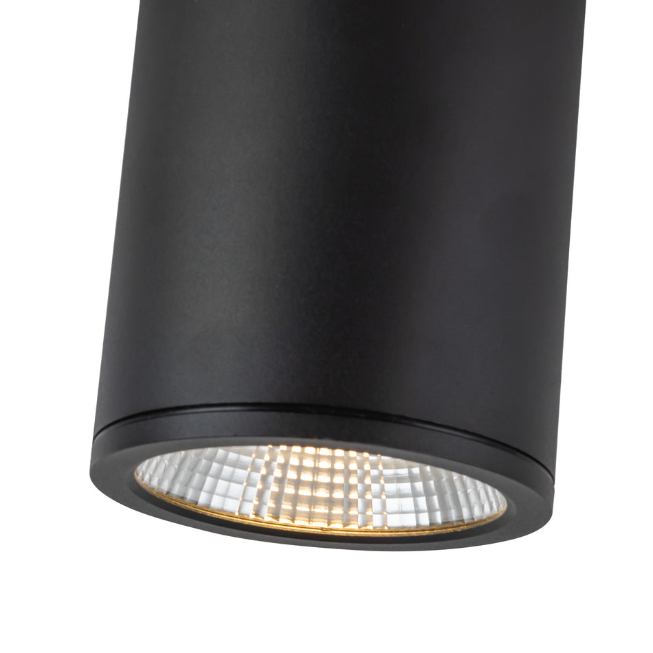 Nordic 6-in (5-in Dia.) Black LED Exterior Ceiling by KUZCO