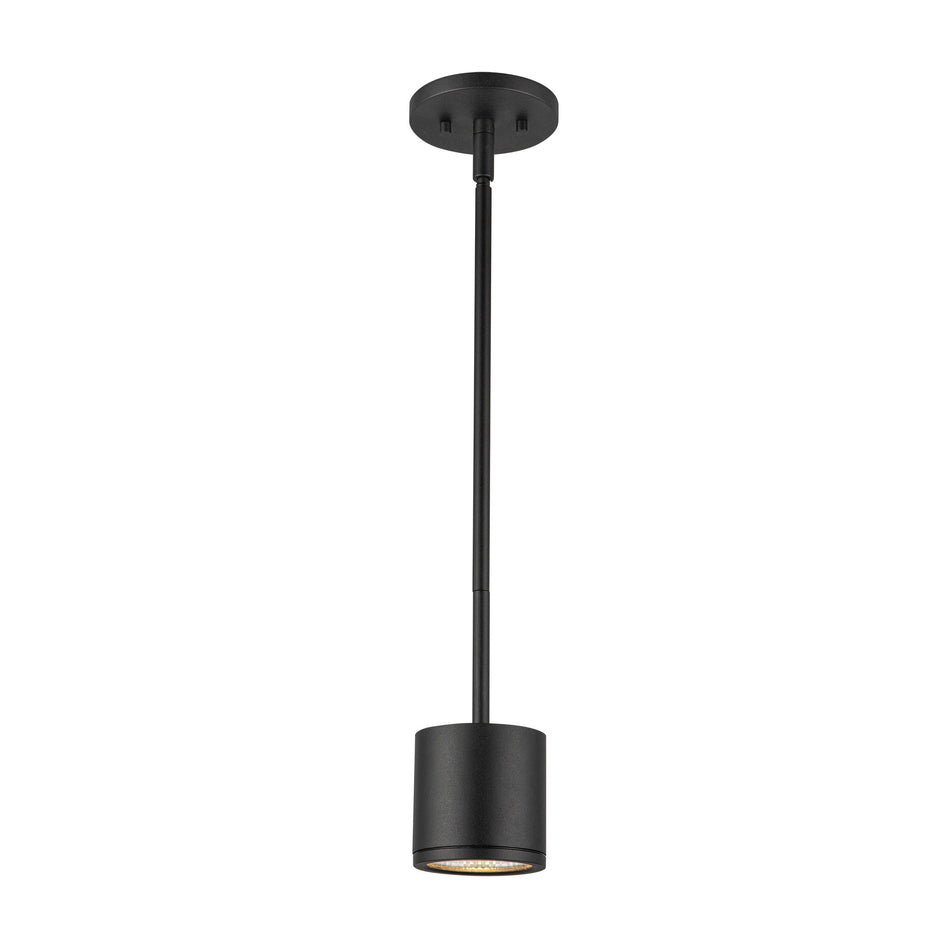 Nordic 3-in (3-in Dia.) Black LED Exterior Pendant