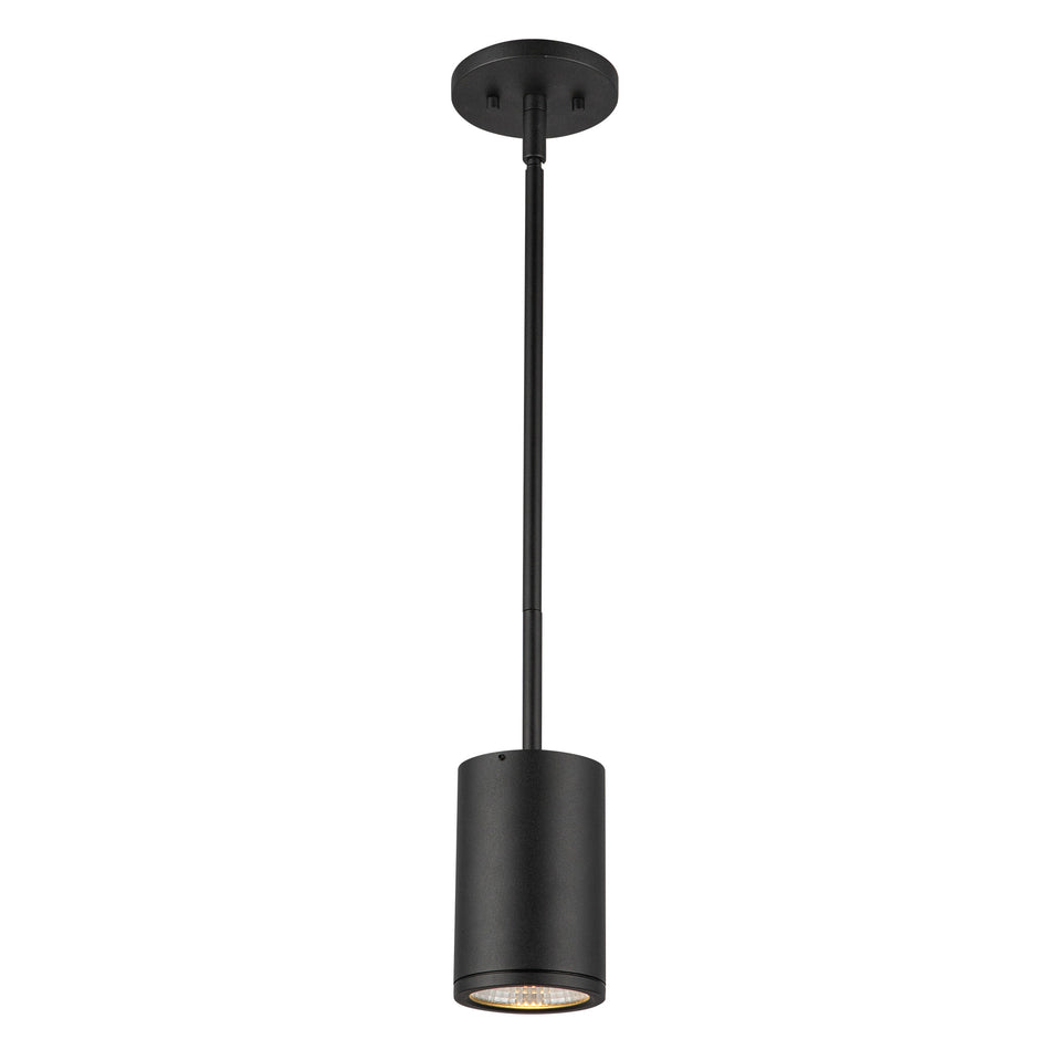 Nordic 5-in (3-in Dia.) Black LED Exterior Pendant