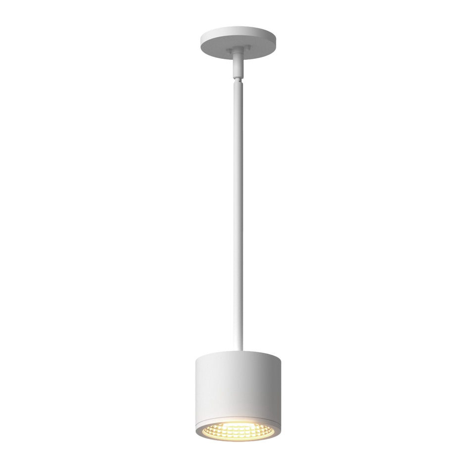 Nordic 4-in (5-in Dia.) White LED Exterior Pendant
