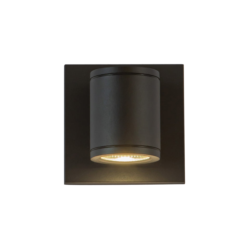 Nordic 4-in (2-in Dia.) Black LED Exterior Wall by KUZCO