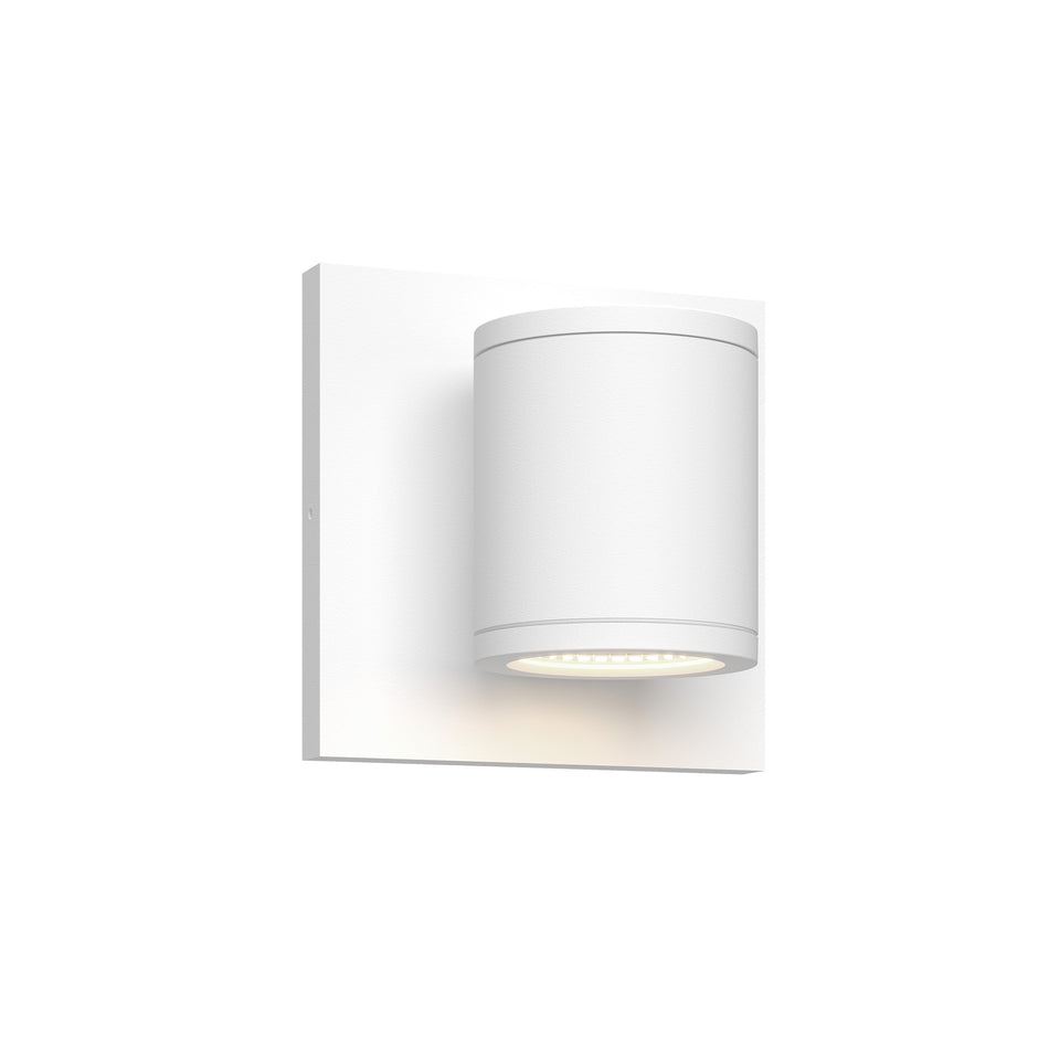 Nordic 4-in (2-in Dia.) White LED Exterior Wall