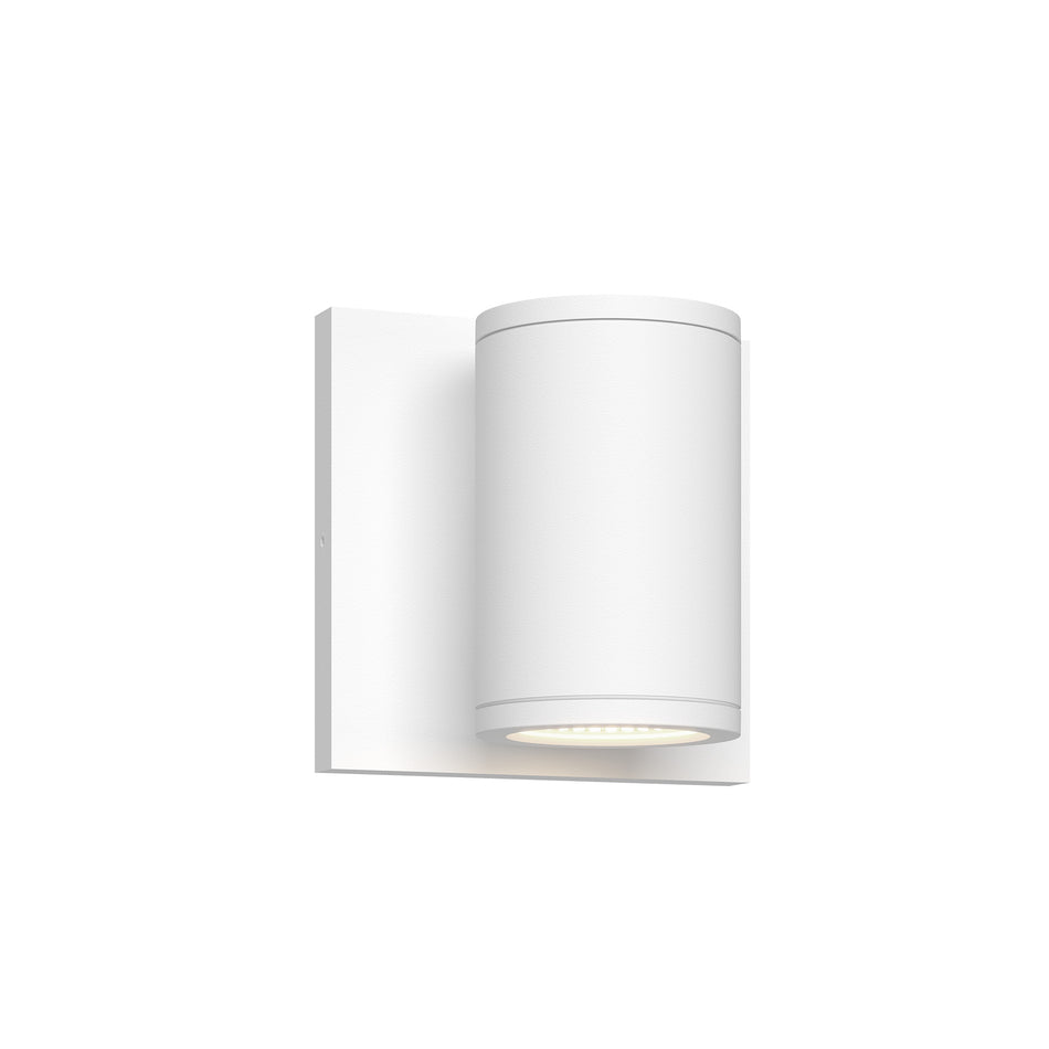Nordic 4-in (2-in Dia.) White LED Exterior Wall
