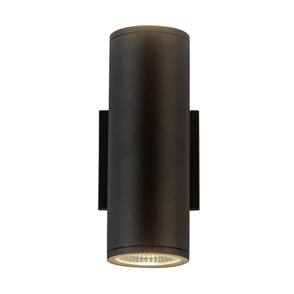 Nordic 10-in (3-in Dia.) Black LED Exterior Wall by KUZCO