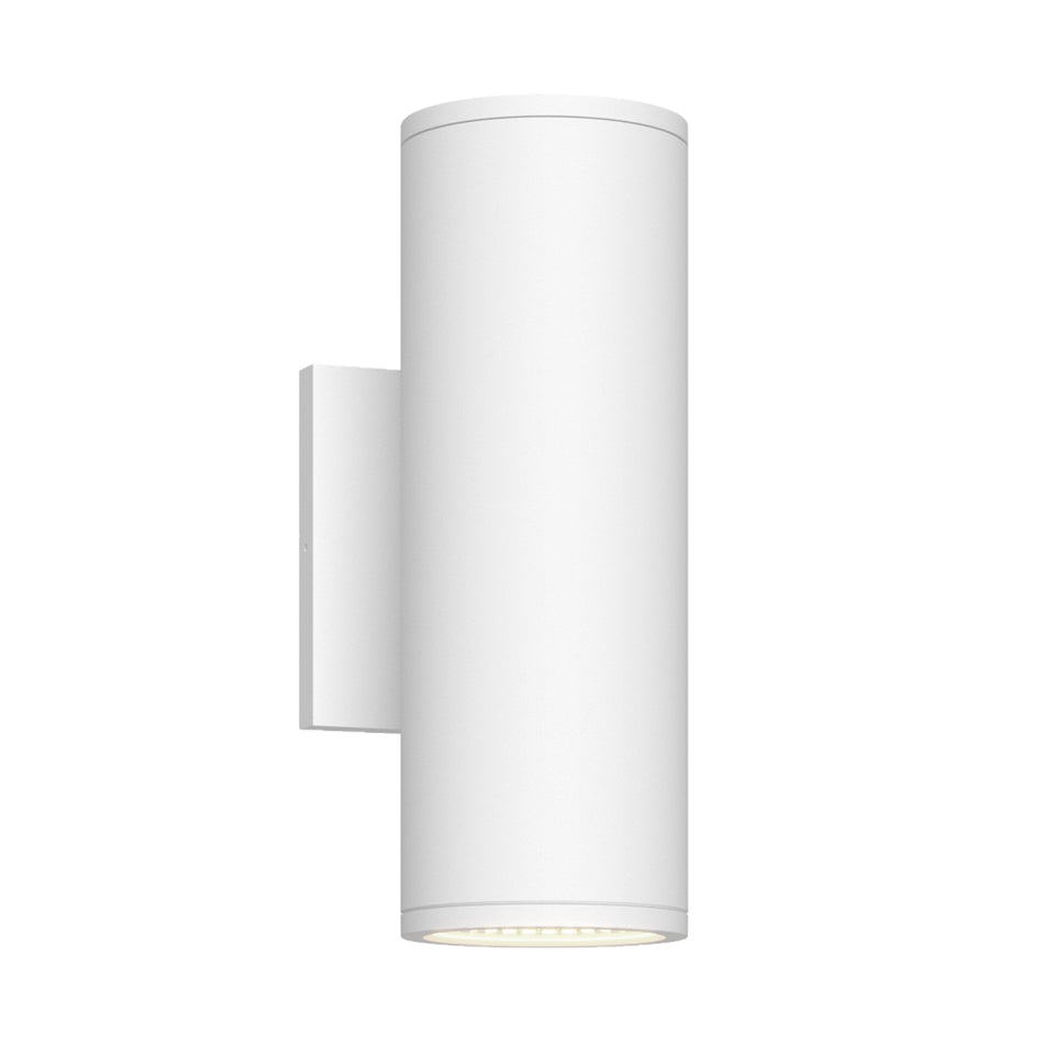 Nordic 10-in (3-in Dia.) White LED Exterior Wall