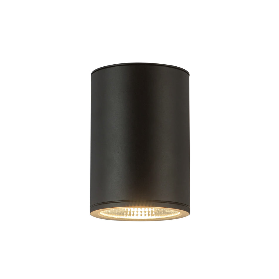 Nordic 7-in (5-in Dia.) Black LED Exterior Wall by KUZCO