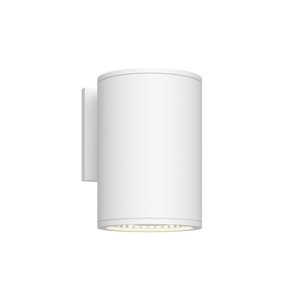 Nordic 7-in (5-in Dia.) White LED Exterior Wall