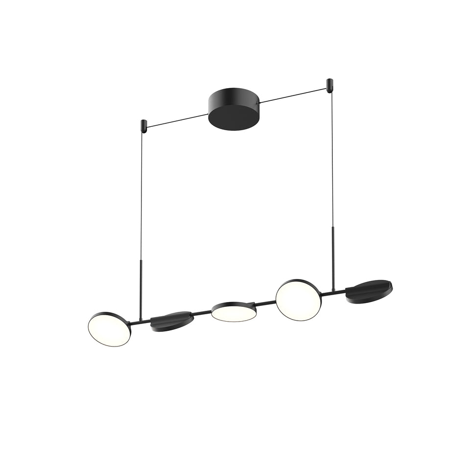 Novel 37-in Black LED Linear Pendant by KUZCO